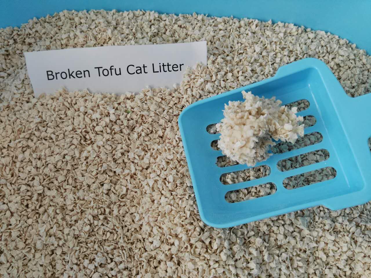 Superior absorption broken tofu cat litter