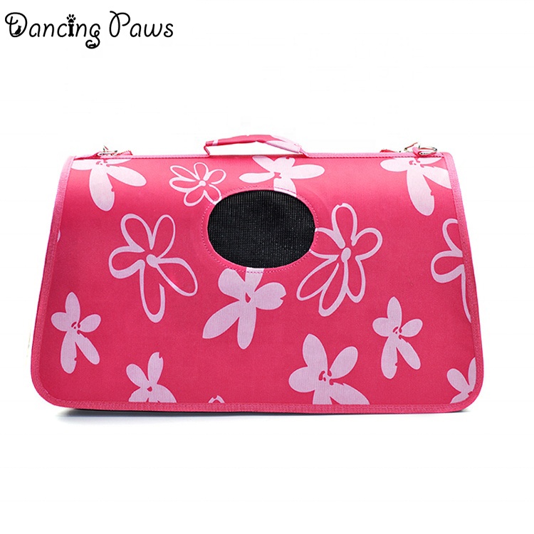 China pet product fashion oxford material airline approved bag pet carrier with zipper