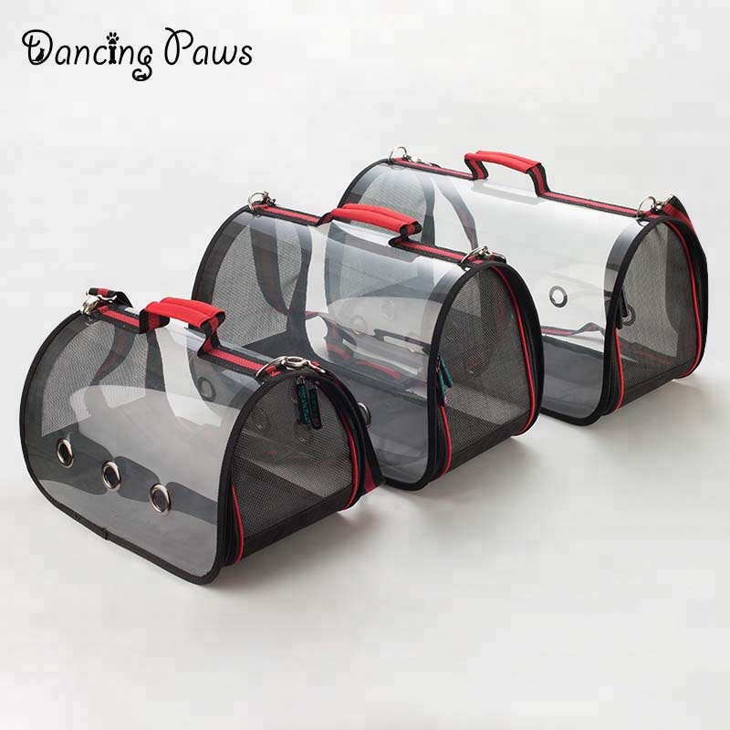 Wholesale Pet Carrier Bag Foldable Transparent Cat Bag Dog Carrier