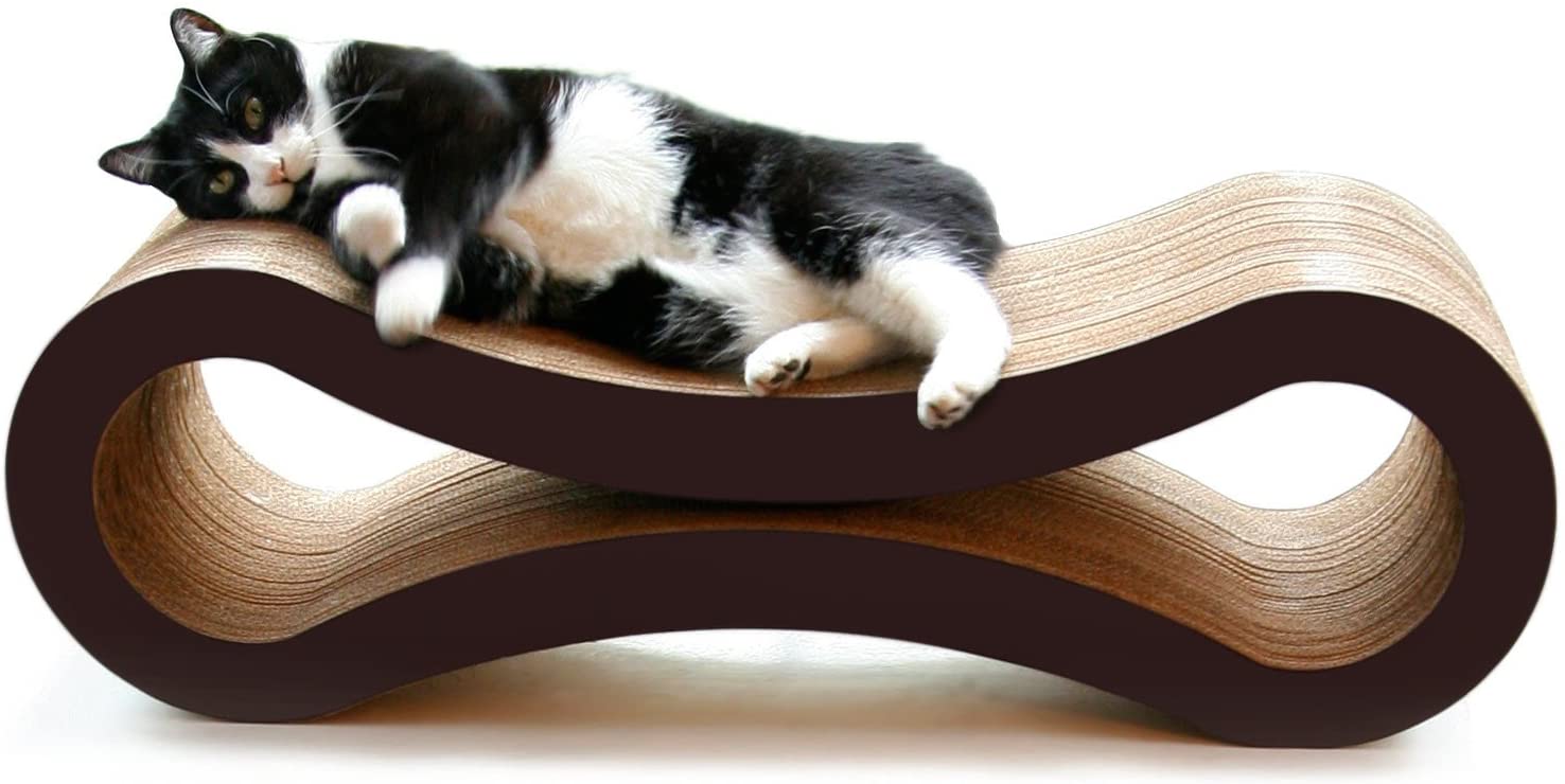 Luxury Cat Scratcher Lounge with Catnip