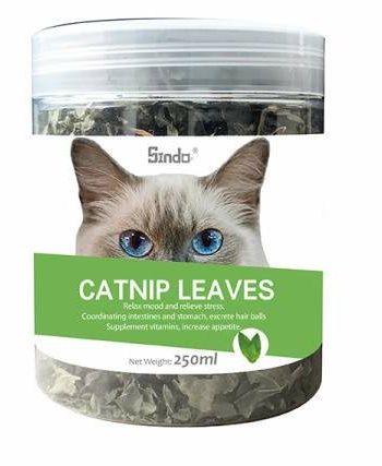 Natural Catnip leaves 250ml selected fresh catnip Leaves and Bud